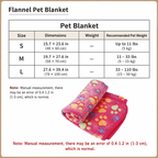 Flannel Pet Blanket for Dogs & Cats – Soft Paw Print Couch & Bed Blanket – product image 7