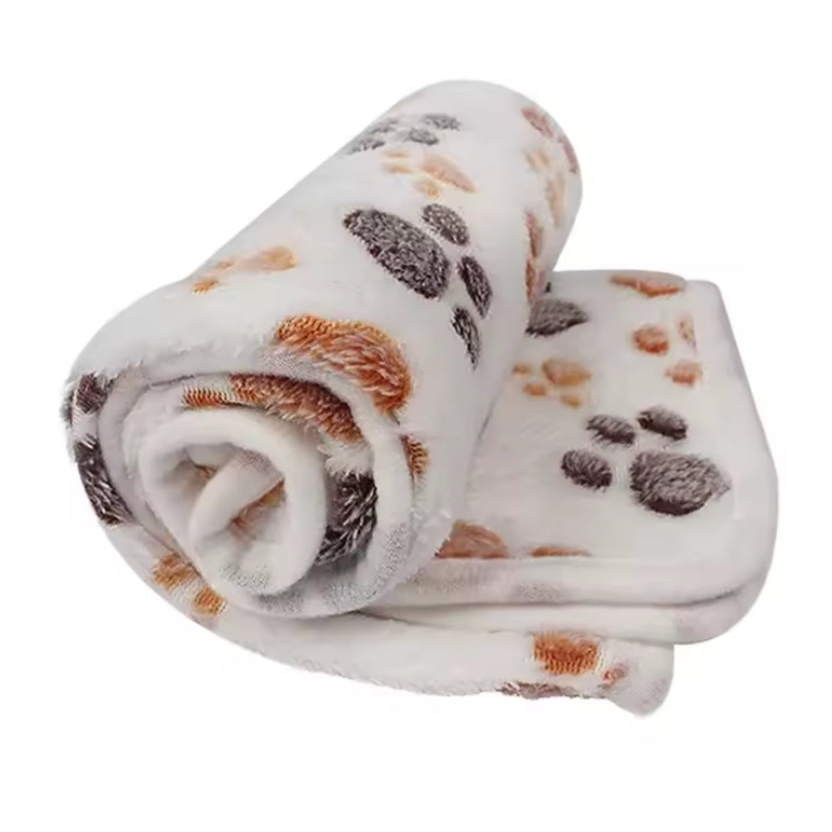 Flannel Pet Blanket for Dogs & Cats – Soft Paw Print Couch & Bed Blanket – product image 10