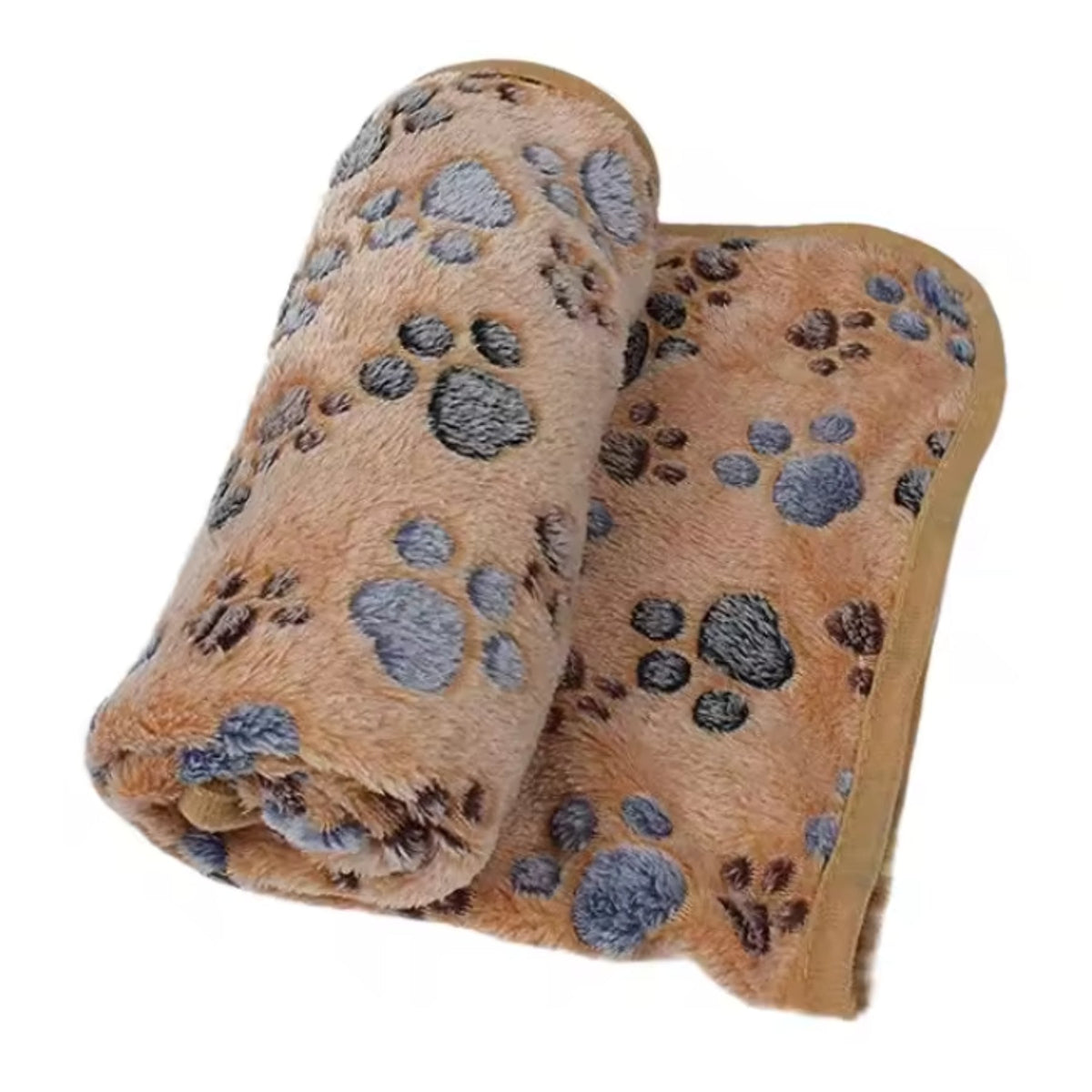 Flannel Pet Blanket for Dogs & Cats – Soft Paw Print Couch & Bed Blanket – product image 11