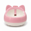 Pink gravity pet water dispenser on a clean background