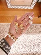 Crystal Fringe Earrings