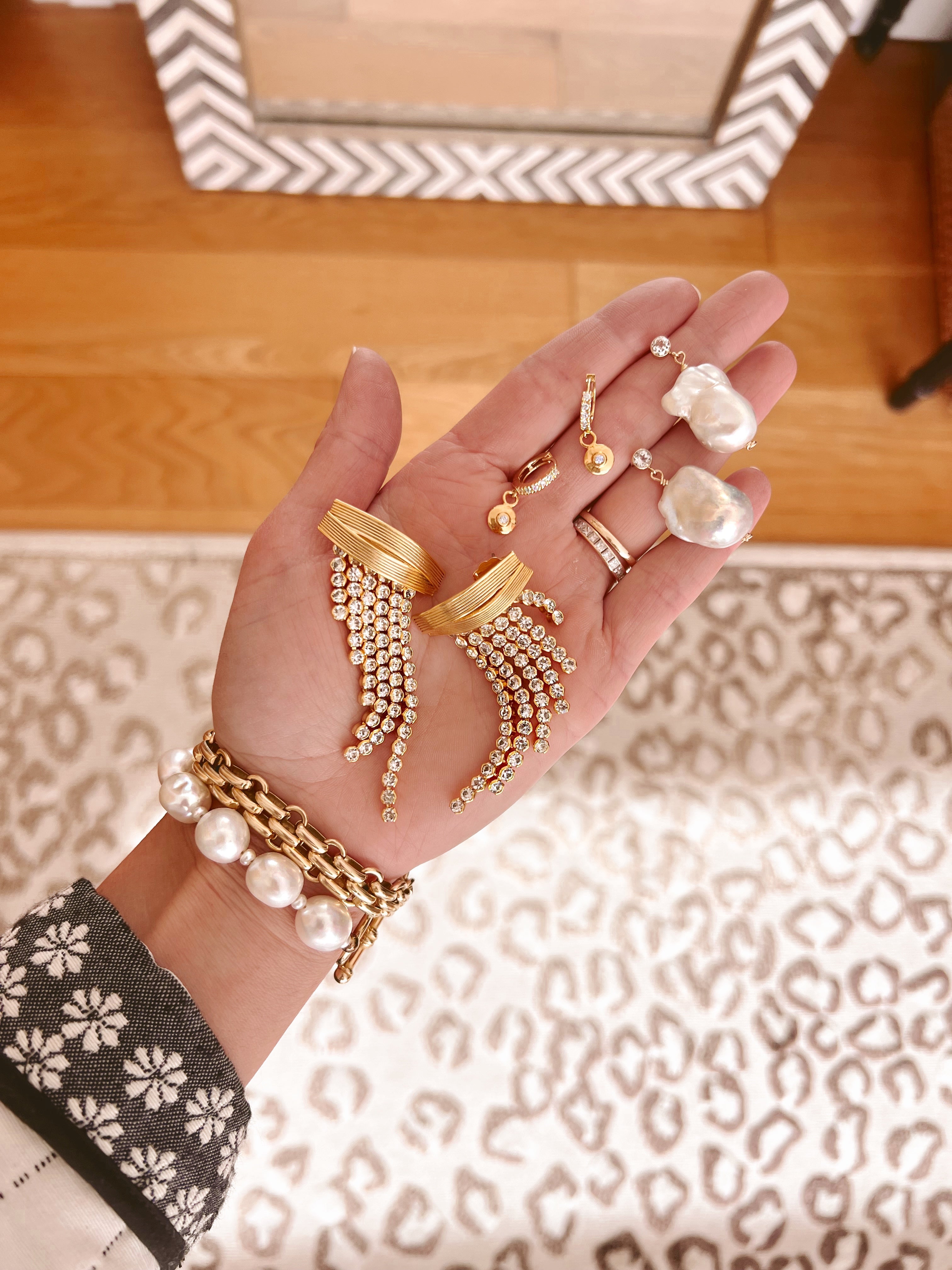 Crystal Fringe Earrings