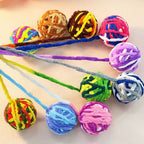 Mixed-color cat ball toys shown in available colors