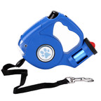Retractable Dog & Cat Leash with LED Light & Waste Bag Dispenser