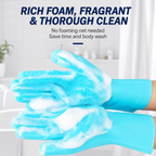 Pet Grooming Gloves for Dogs & Cats, Silicone Deshedding Bath Brush – product image 3