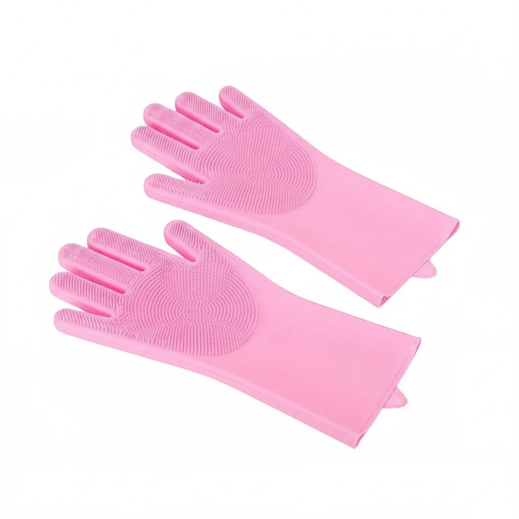 Pet Grooming Gloves for Dogs & Cats, Silicone Deshedding Bath Brush – product image 8