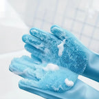 Pet Grooming Gloves for Dogs & Cats, Silicone Deshedding Bath Brush – product image 11