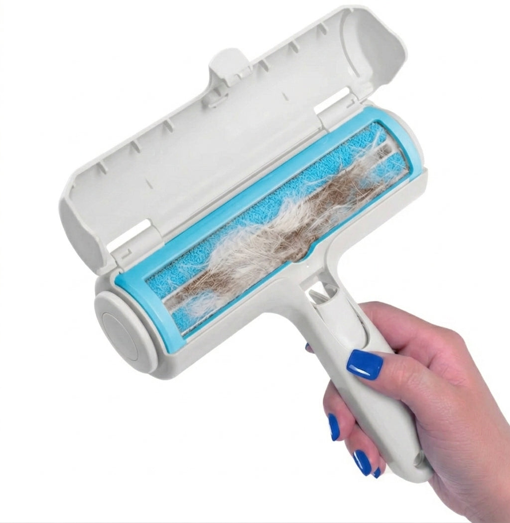 Pet Hair Remover Roller for Dogs & Cats, Self – Cleaning Fur Remover