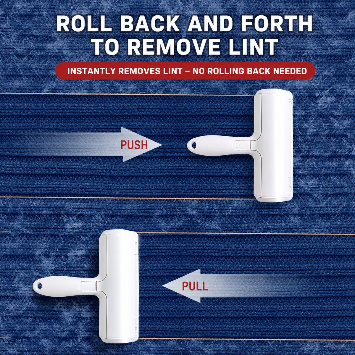 Pet Hair Remover Roller for Dogs & Cats, Self – Cleaning Fur Remover – product image 3