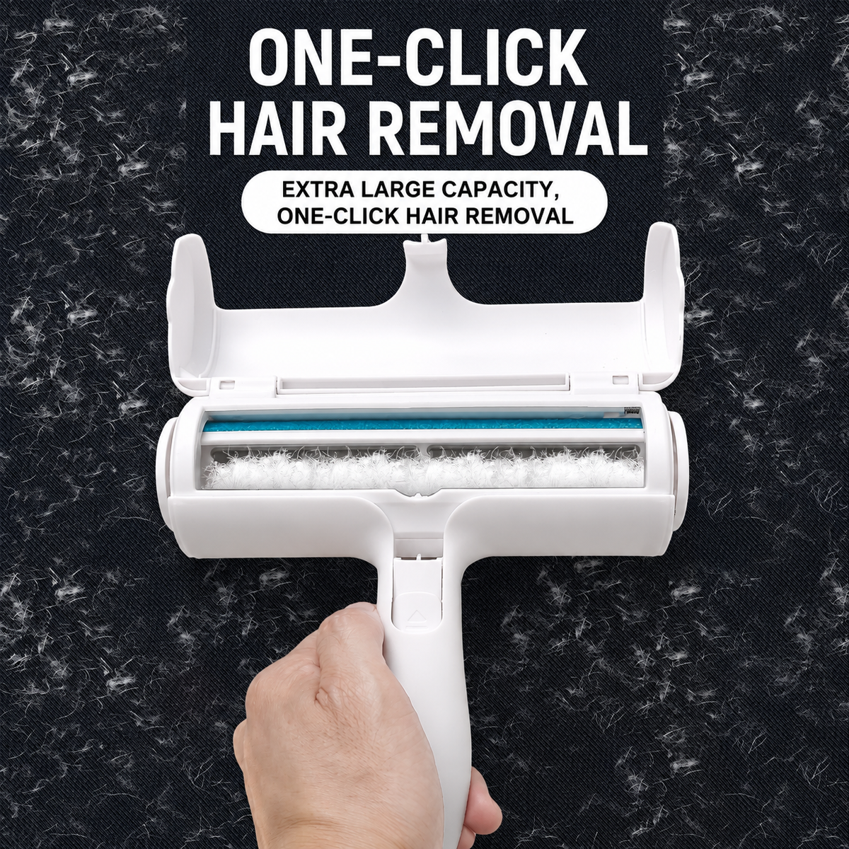 Pet Hair Remover Roller for Dogs & Cats, Self – Cleaning Fur Remover – product image 5