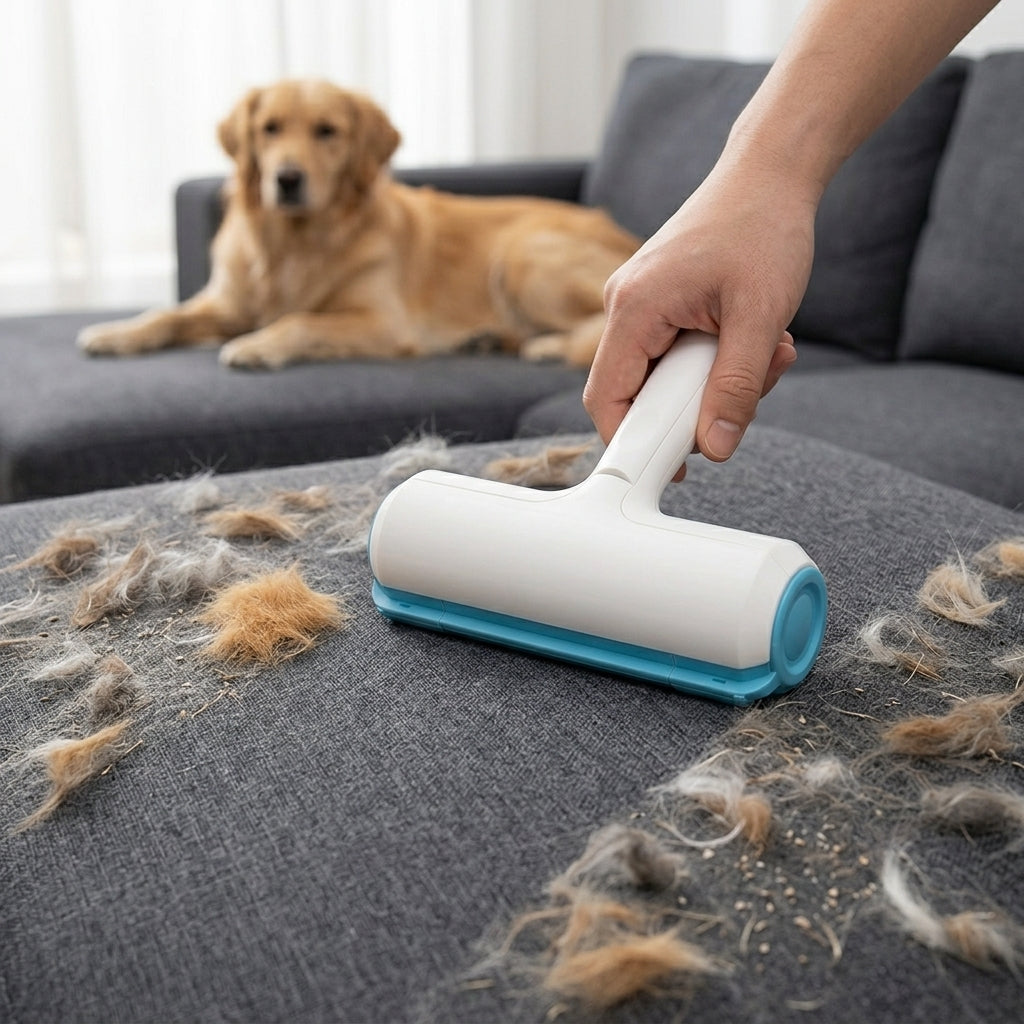 Pet Hair Remover Roller for Dogs & Cats, Self – Cleaning Fur Remover – product image 6