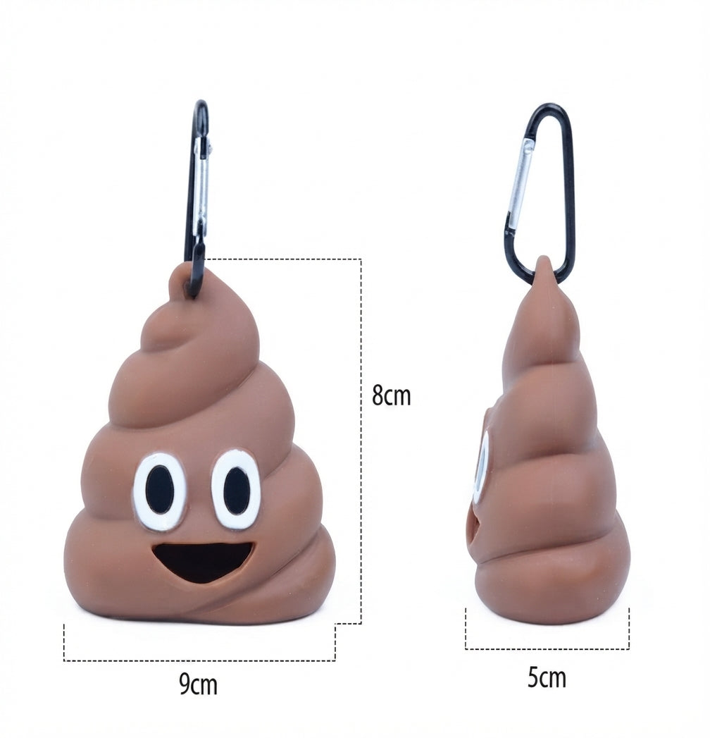Poop Bag Holder With Clip – Portable Dog Waste Bag Dispenser For Walks – product image 4