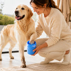 Portable Dog Paw Cleaner Cup – Silicone Paw Brush for Muddy Dog Paws