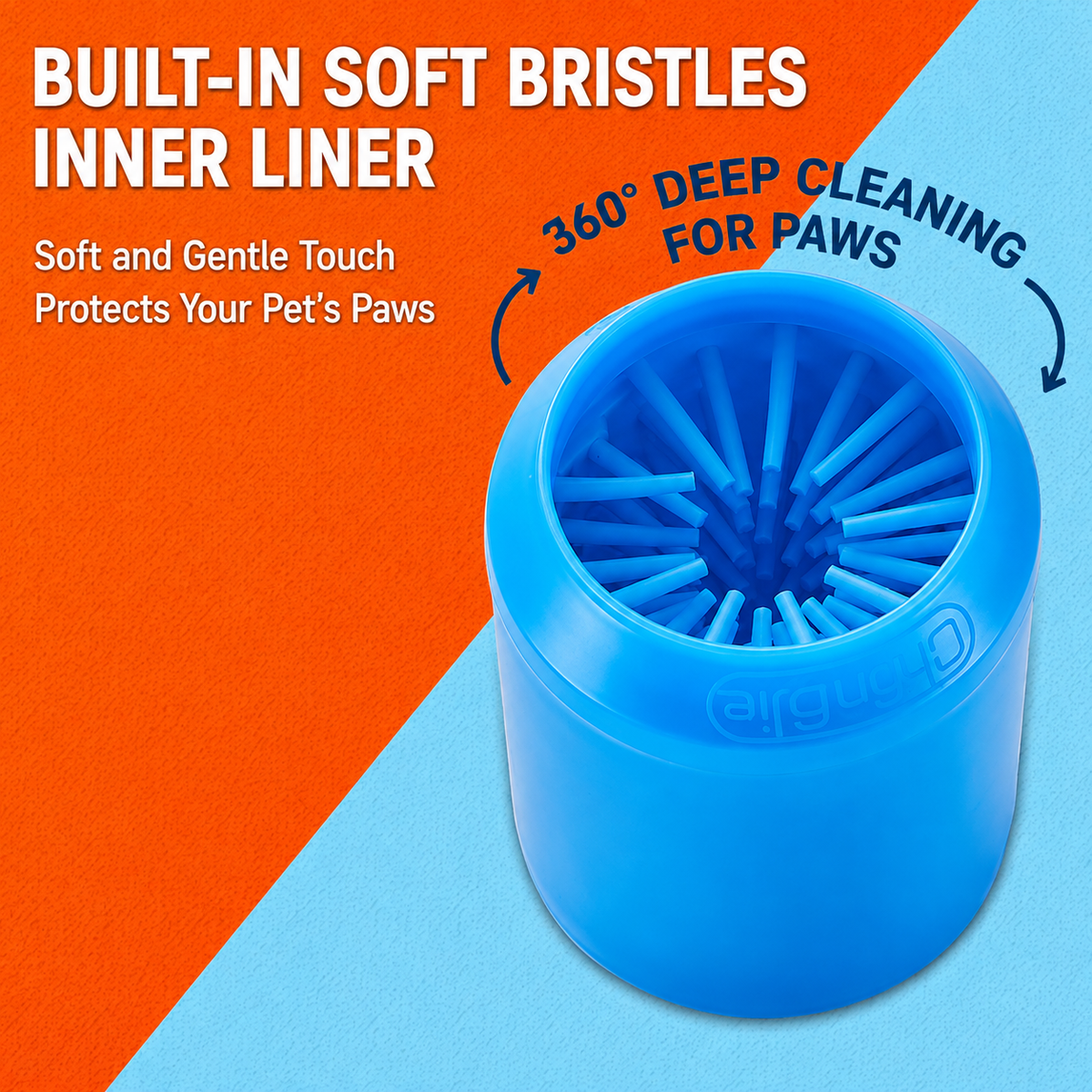 Portable Dog Paw Cleaner Cup – Silicone Paw Brush for Muddy Dog Paws – product image 6