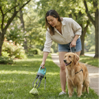 Portable Dog Pooper Scooper – One – Handed Pet Waste Picker & Bag Holder