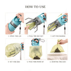 Portable Dog Pooper Scooper – One – Handed Pet Waste Picker & Bag Holder – product image 2