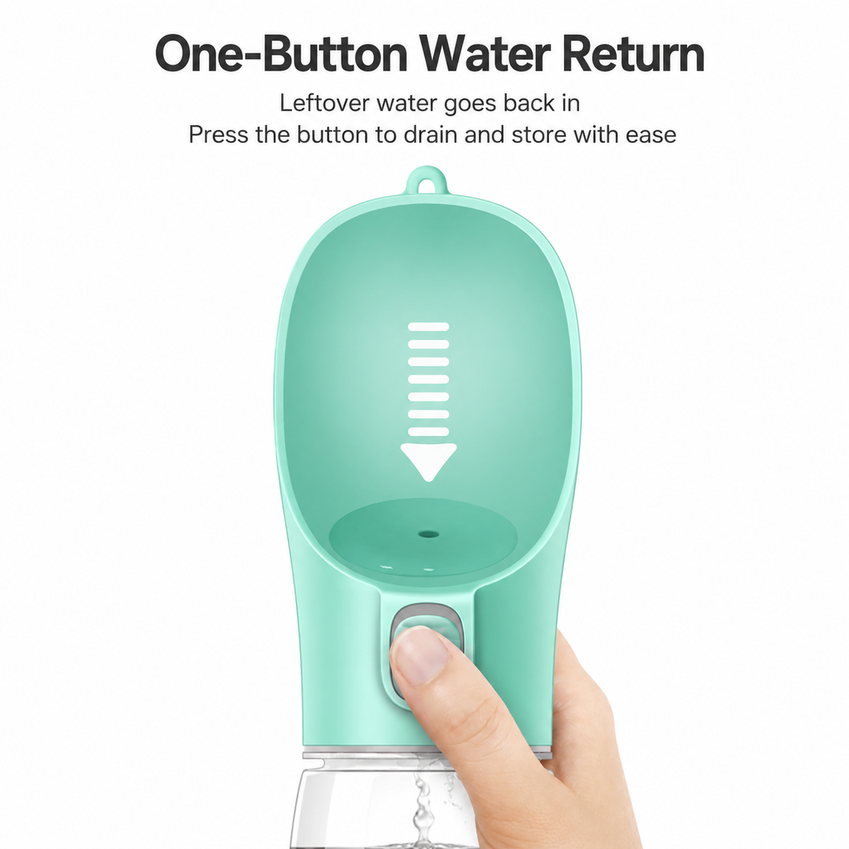 Portable Dog Water Bottle – Leakproof Travel Water Bowl for Dogs & Cats – product image 4