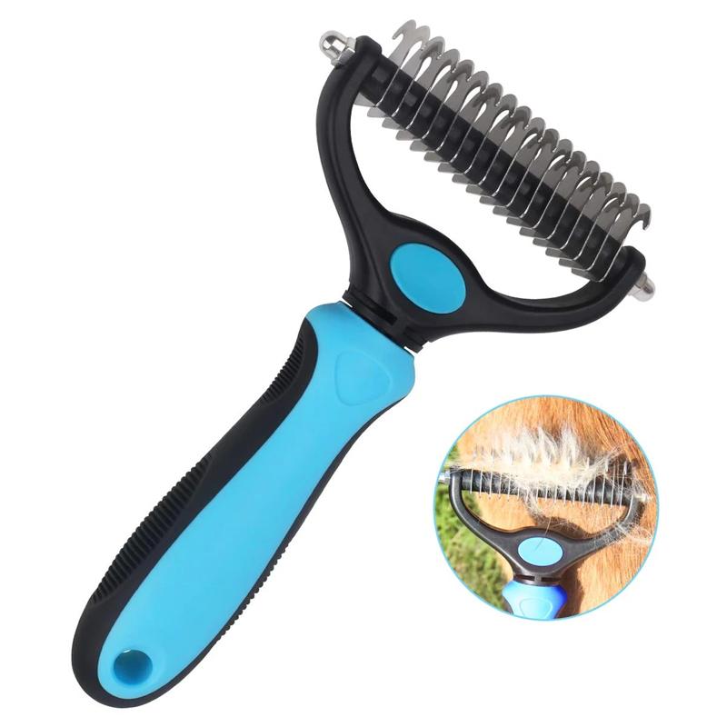 Professional Pet Undercoat Deshedding Tool – Safe Grooming Brush