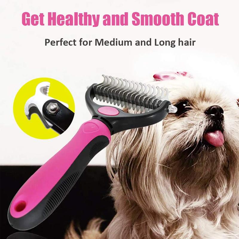 Professional Pet Undercoat Deshedding Tool – Safe Grooming Brush – product image 6