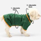 Quick Dry Dog Bathrobe Towel – Absorbent Microfiber Pet Drying Robe – product image 5