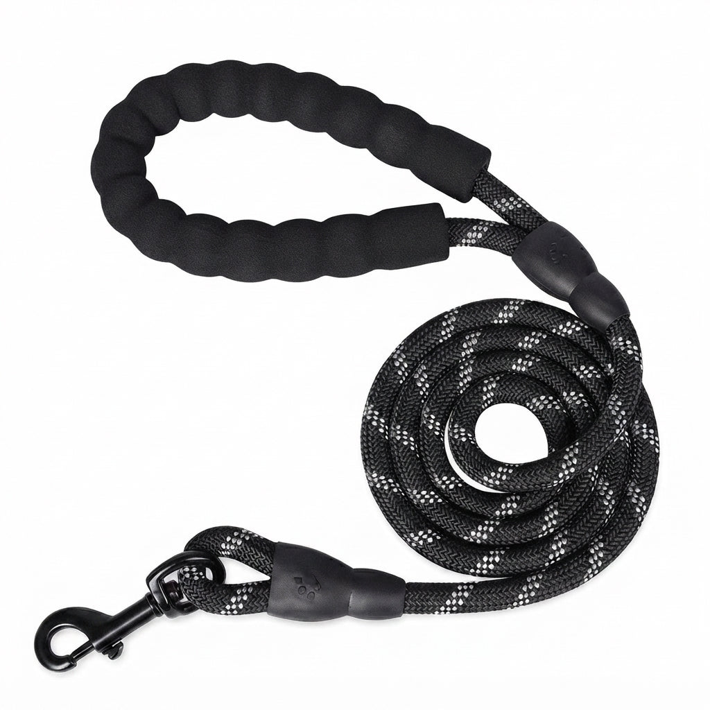 Reflective Dog Leash – Padded Handle – Heavy Duty Rope For Strong Dogs – product image 8