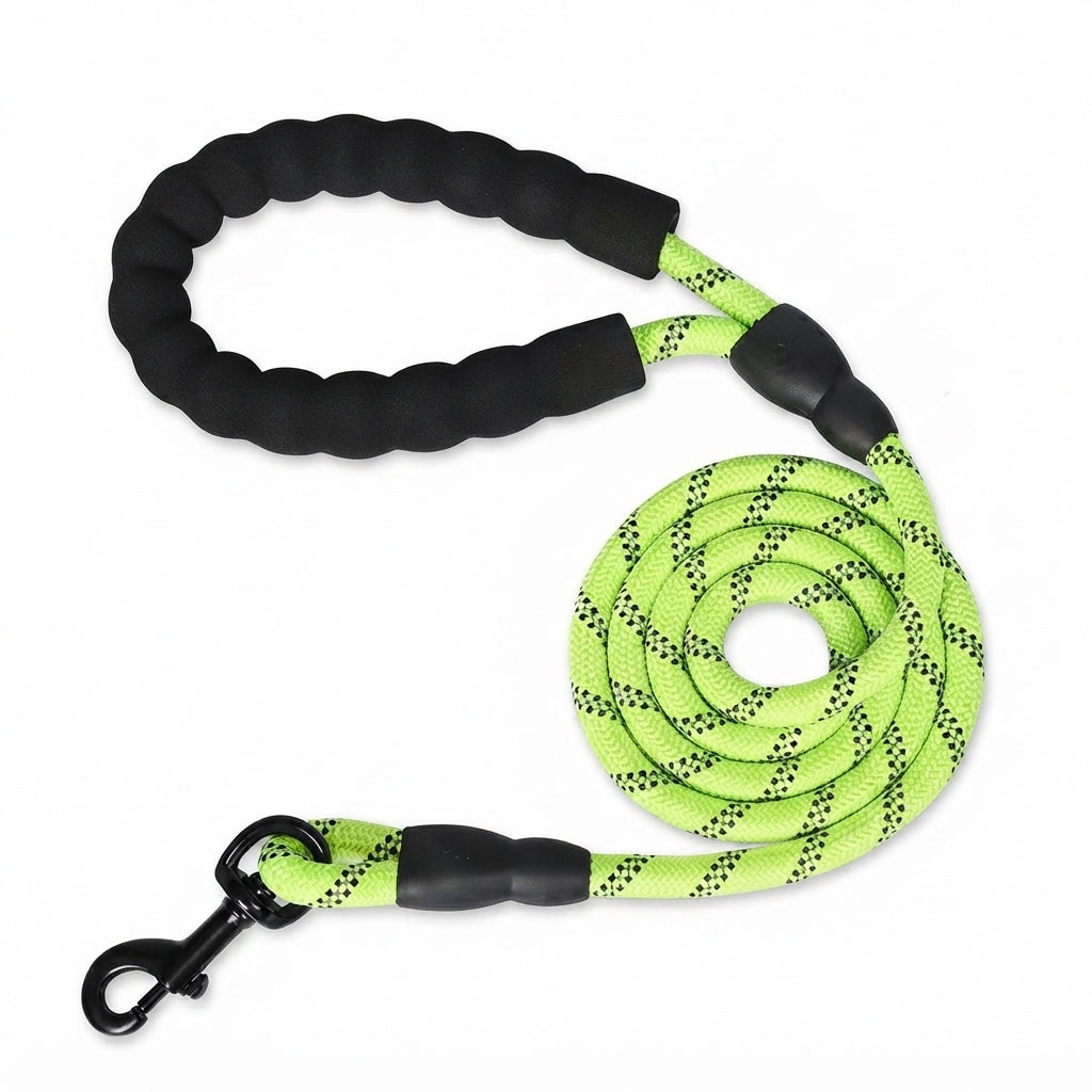 Reflective Dog Leash – Padded Handle – Heavy Duty Rope For Strong Dogs – product image 10