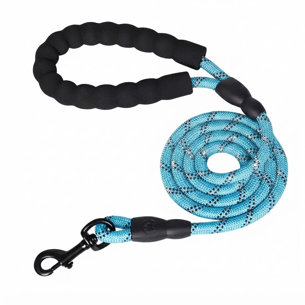 Reflective Dog Leash – Padded Handle – Heavy Duty Rope For Strong Dogs – product image 12