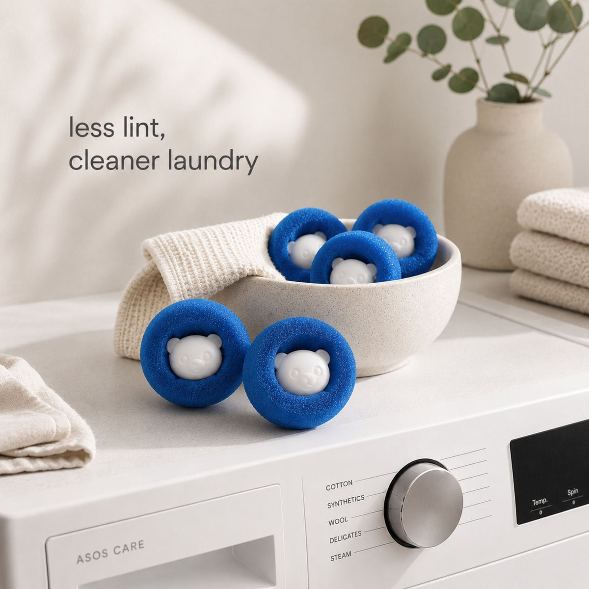 Reusable Pet Hair Remover Laundry Balls 5 – Pack for Washer & Dryer – product image 2