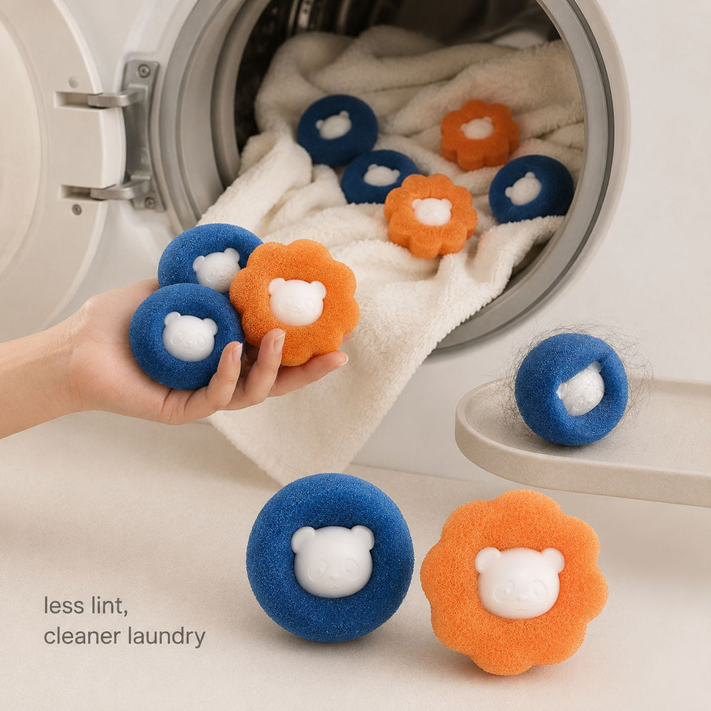 Reusable Pet Hair Remover Laundry Balls 5 – Pack for Washer & Dryer – product image 4