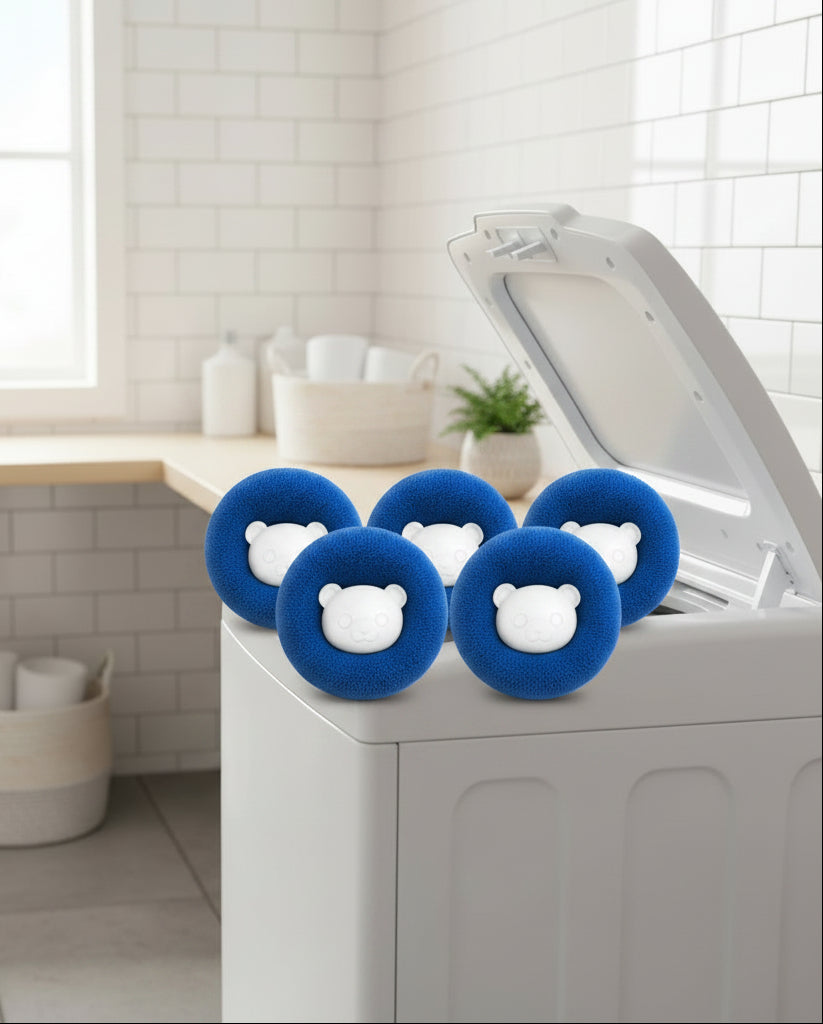 Reusable Pet Hair Remover Laundry Balls 5 – Pack for Washer & Dryer – product image 6
