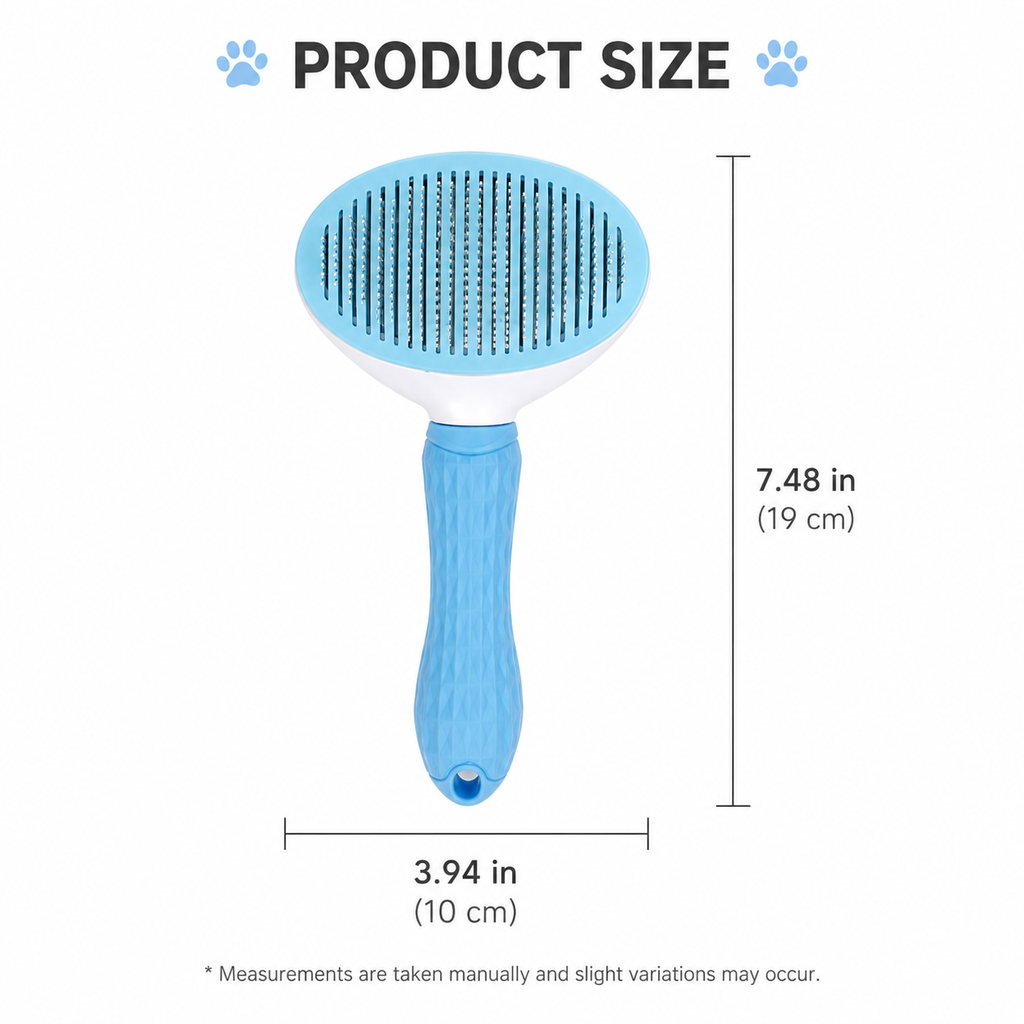 Self Cleaning Dog Brush – Deshedding Tool for Dogs & Cats Hair Removal – product image 4