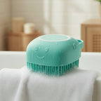 Silicone Pet Bath Brush – Shampoo Dispenser for Dogs & Cats Grooming – product image 12