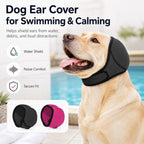 Soft dog ear cover feature overview with dark gray and pink color options.