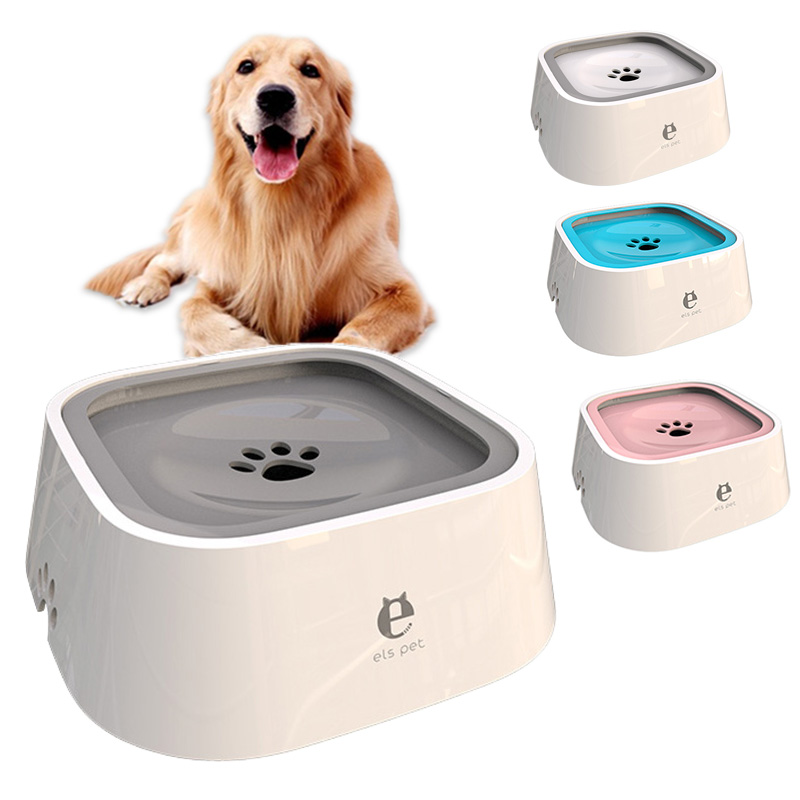 Splash – Free Dog Water Bowl – Floating Disk No Spill Slow Feeder – product image 12