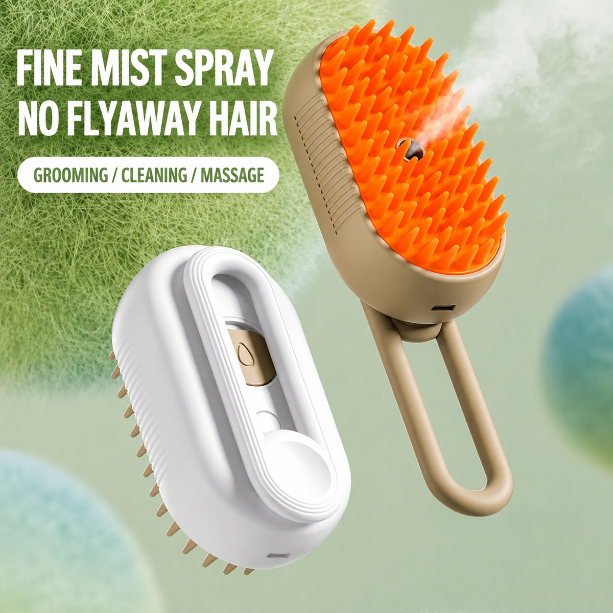 Steam Pet Grooming Brush for Dogs & Cats – Fur Remover & Deshedding – product image 6