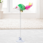 Suction cup mouse cat toy on a clean background