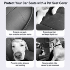 Waterproof Dog Car Seat Cover – Non – Slip Rear Seat Protector Mat – product image 2